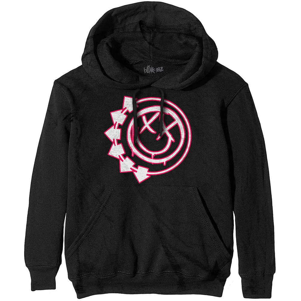 Blink-182 Unisex Pullover Hoodie: Six Arrow Smiley