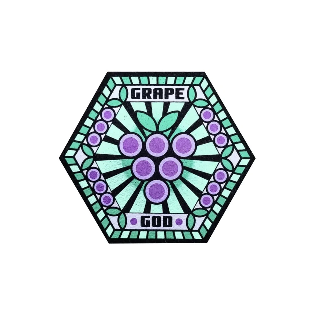 GRAPE_GOD GLOW-IN-THE-DARK MOODMAT