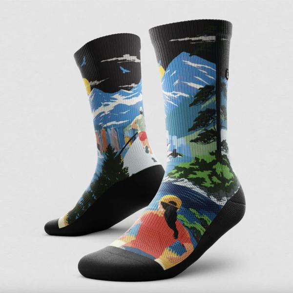 Outway Crew Socks - Run Wild