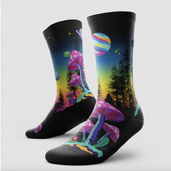 Outway Crew Socks - Shiitake Shenanigans