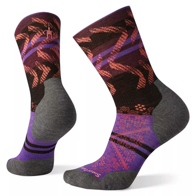 W's PhD Run Light Elite Pattern Crew Socks