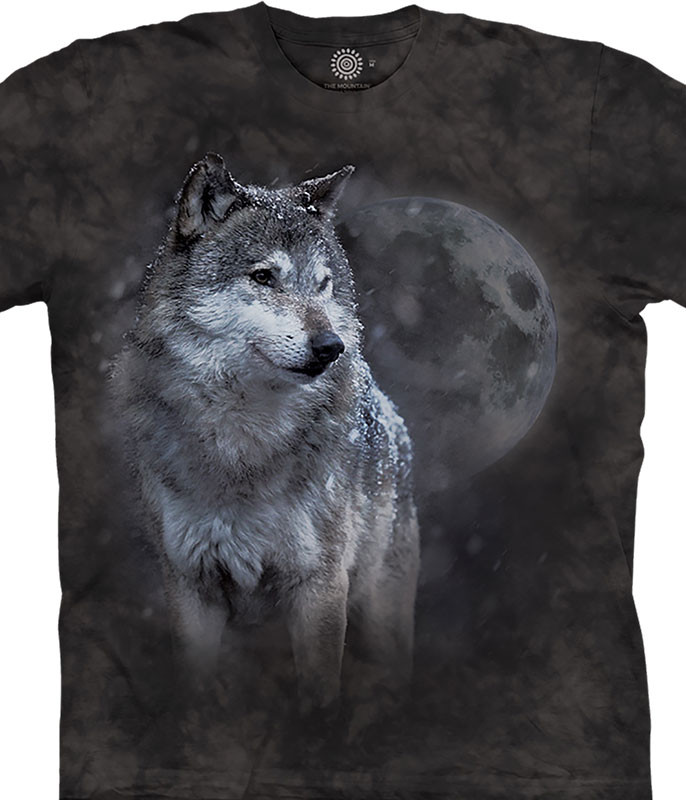 Winter Eve Wolf Kids' T-Shirt